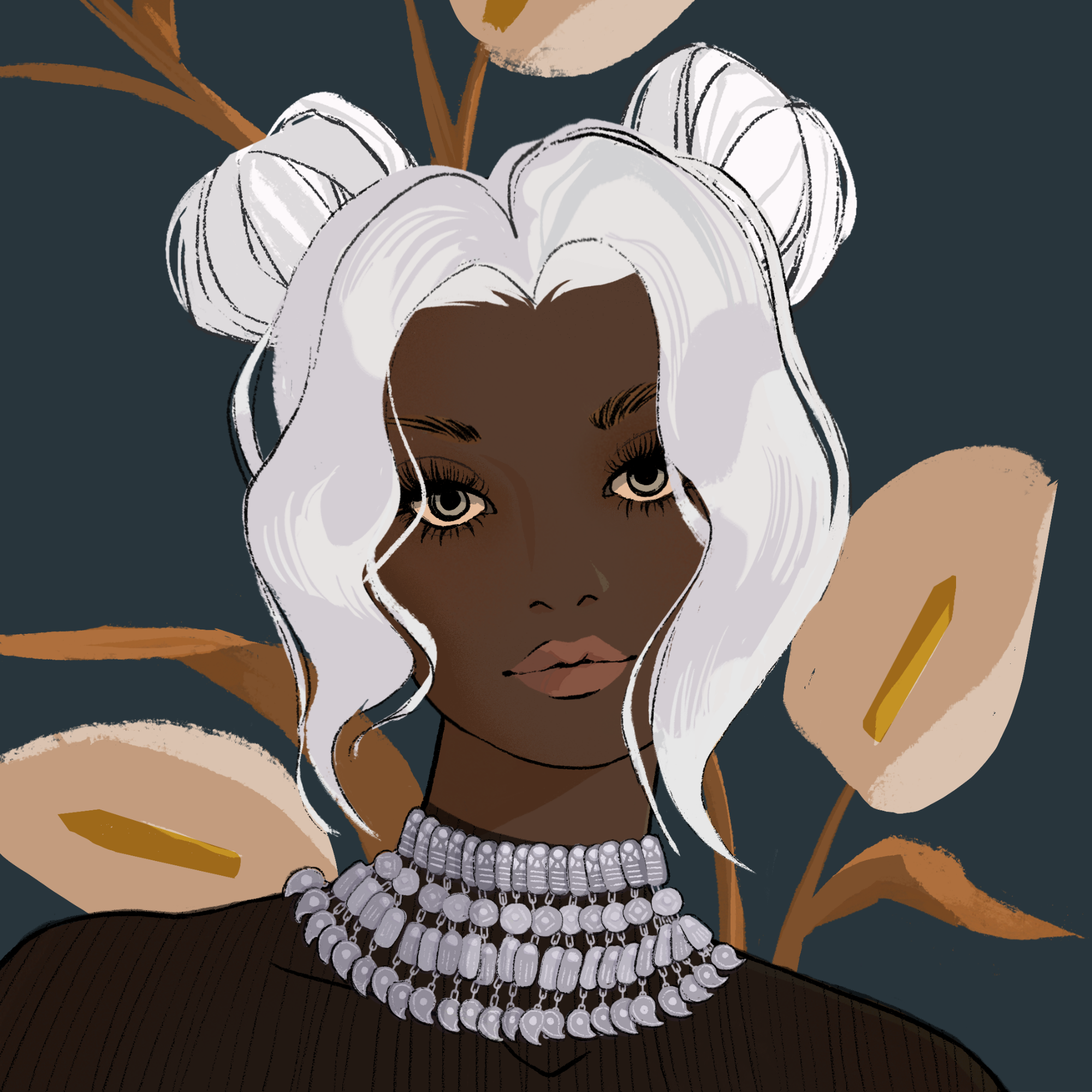 a portrait of Tiatia, the offal bomb