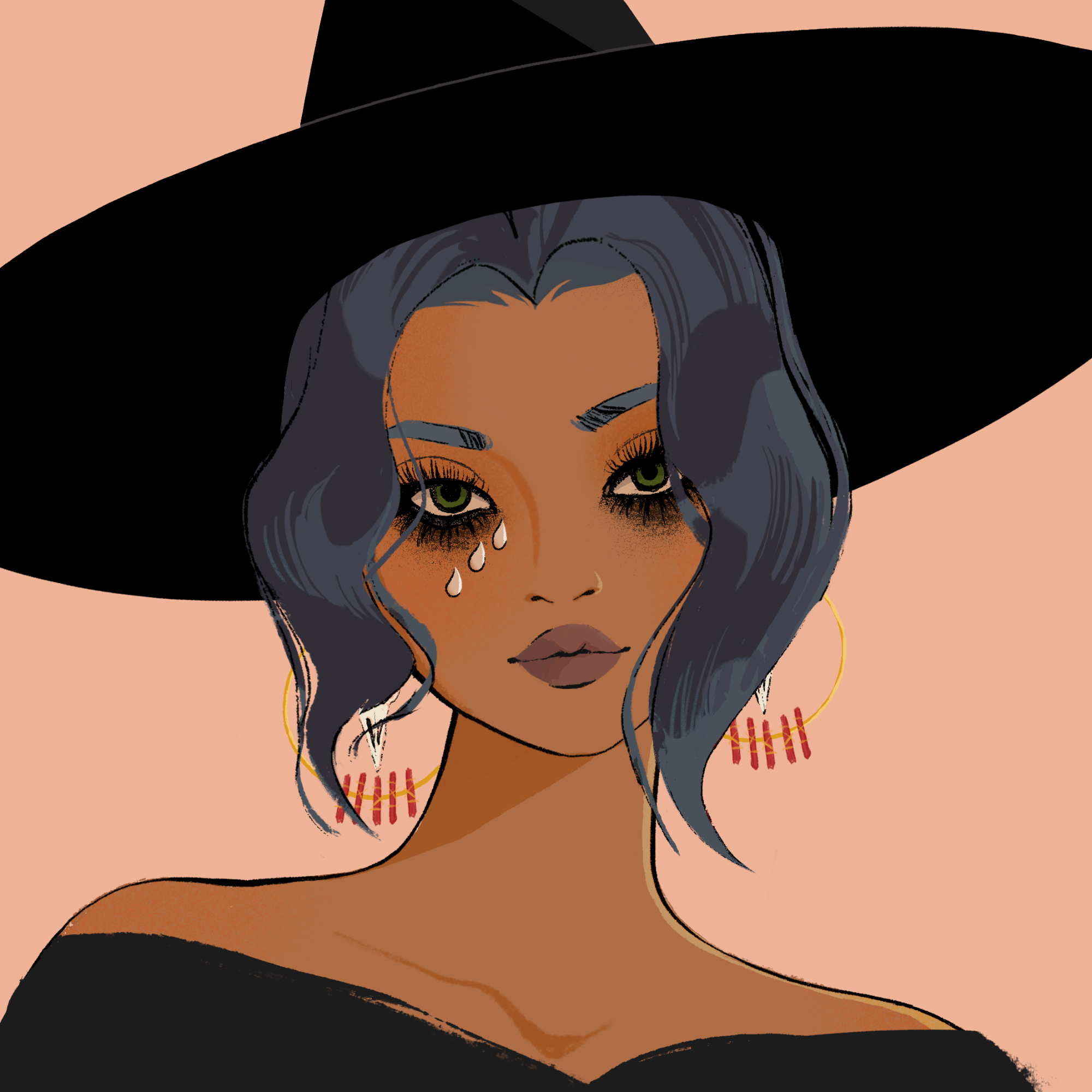 a portrait of Opala, the chaotic altercation