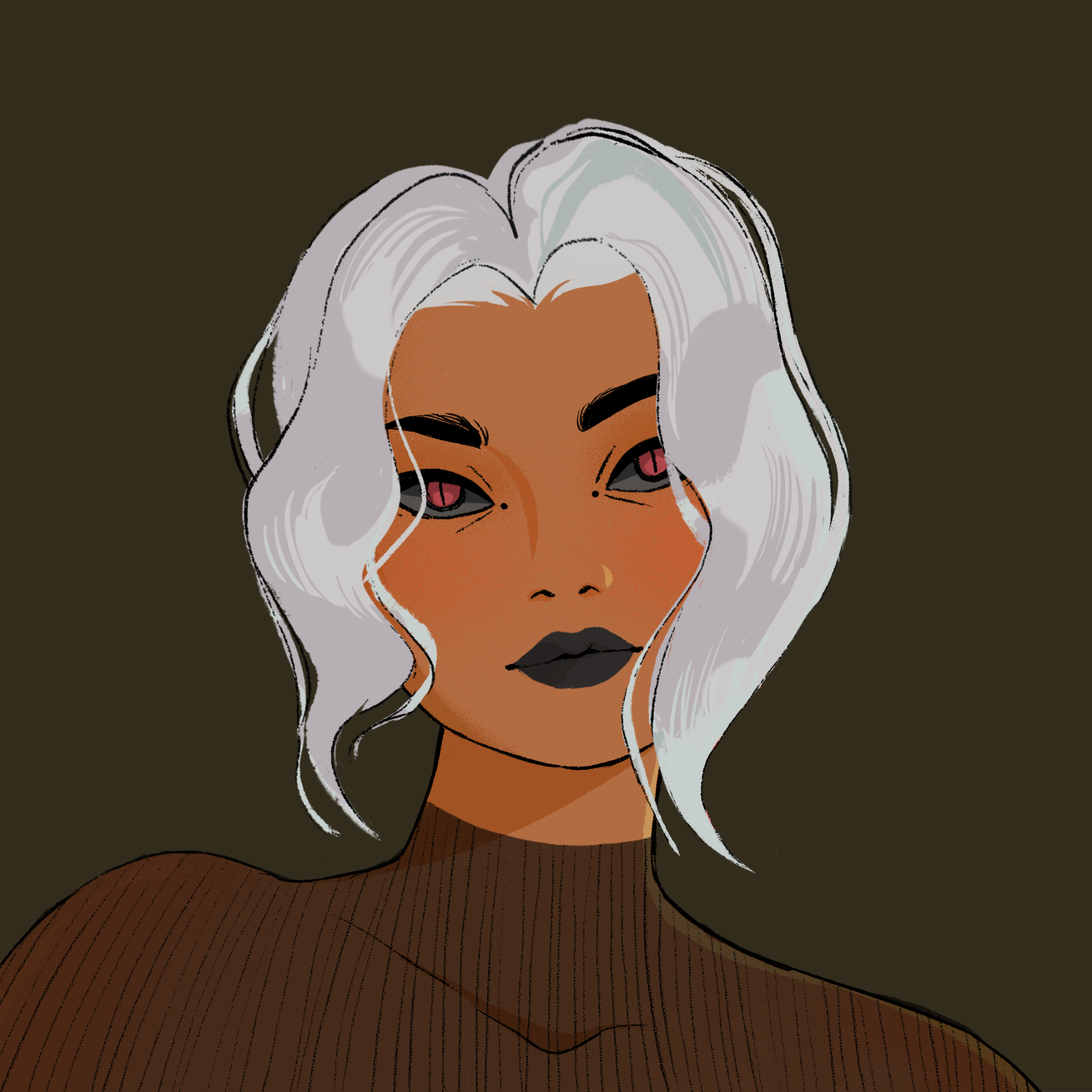 a portrait of Aspen, the grim tether