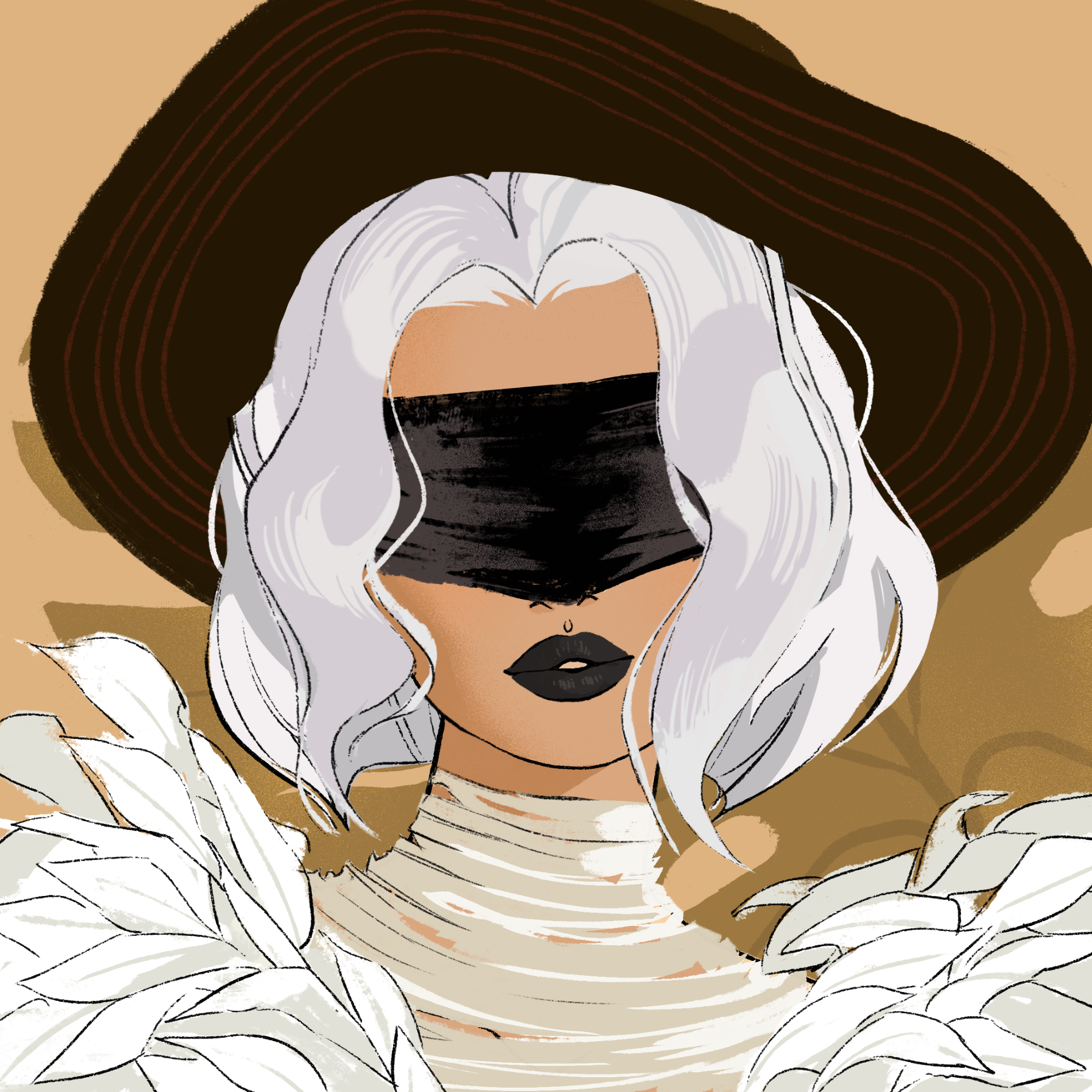 a portrait of Honeydew, the sweet augur