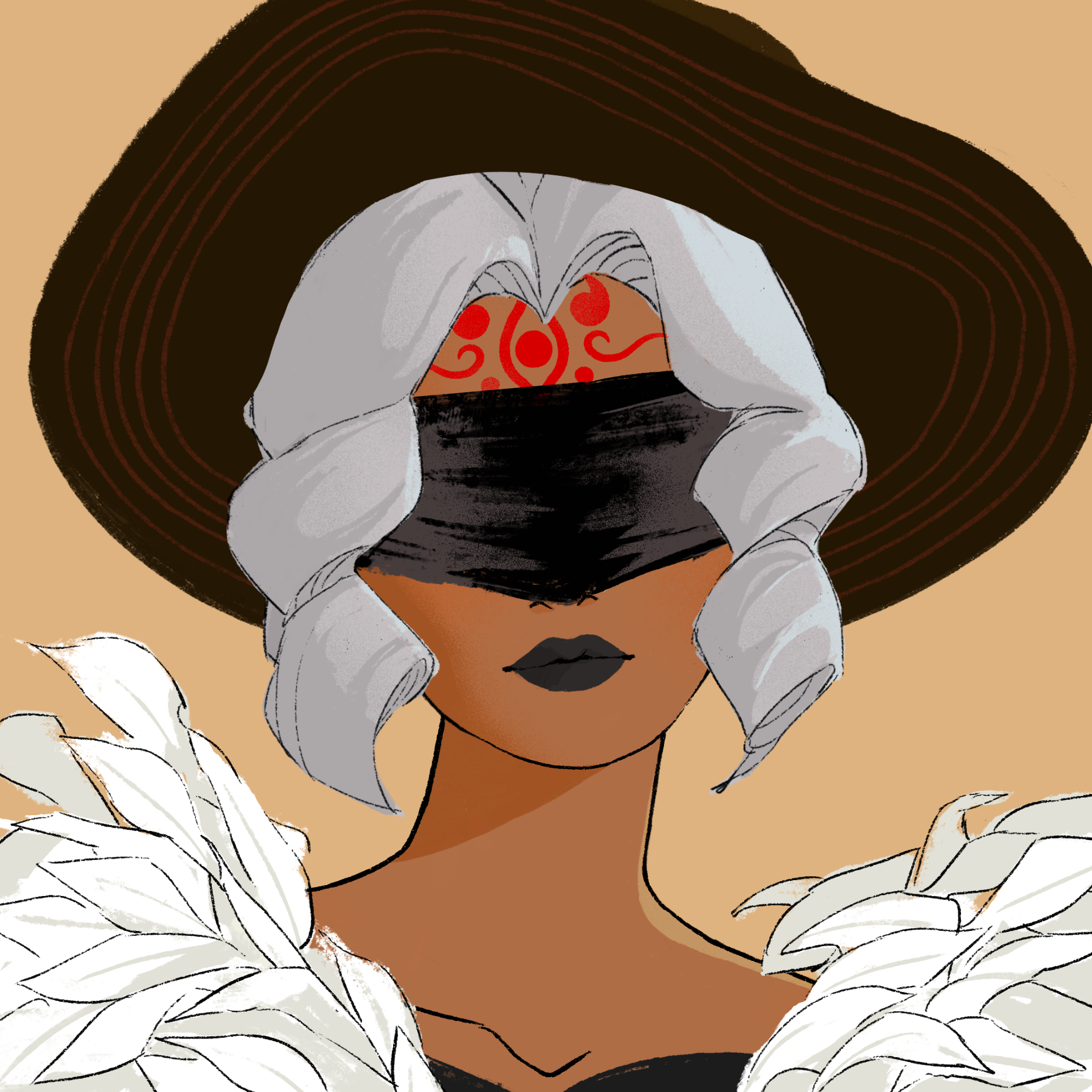 a portrait of Clementine, the far-seeing trance