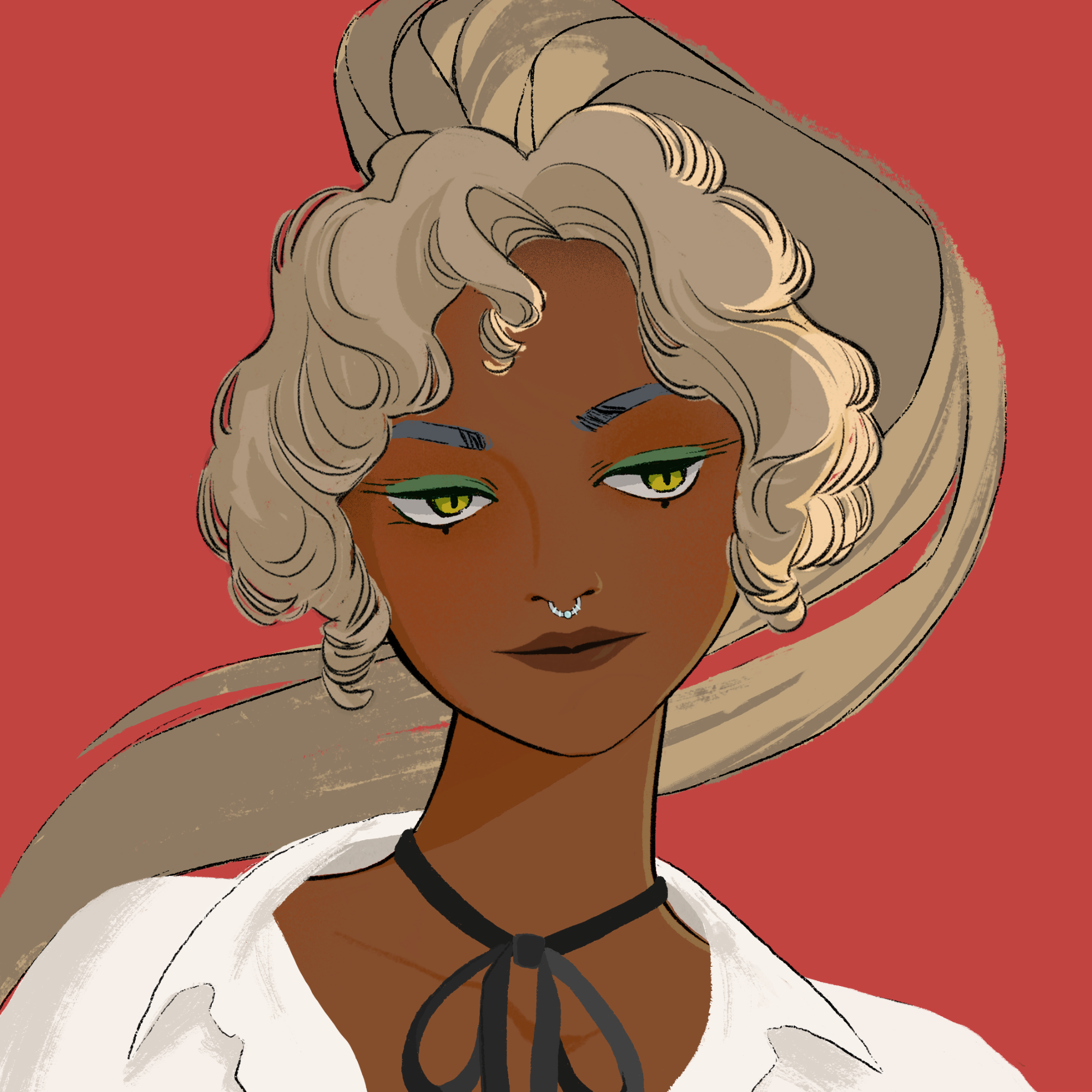 a portrait of Rosemary of the woods