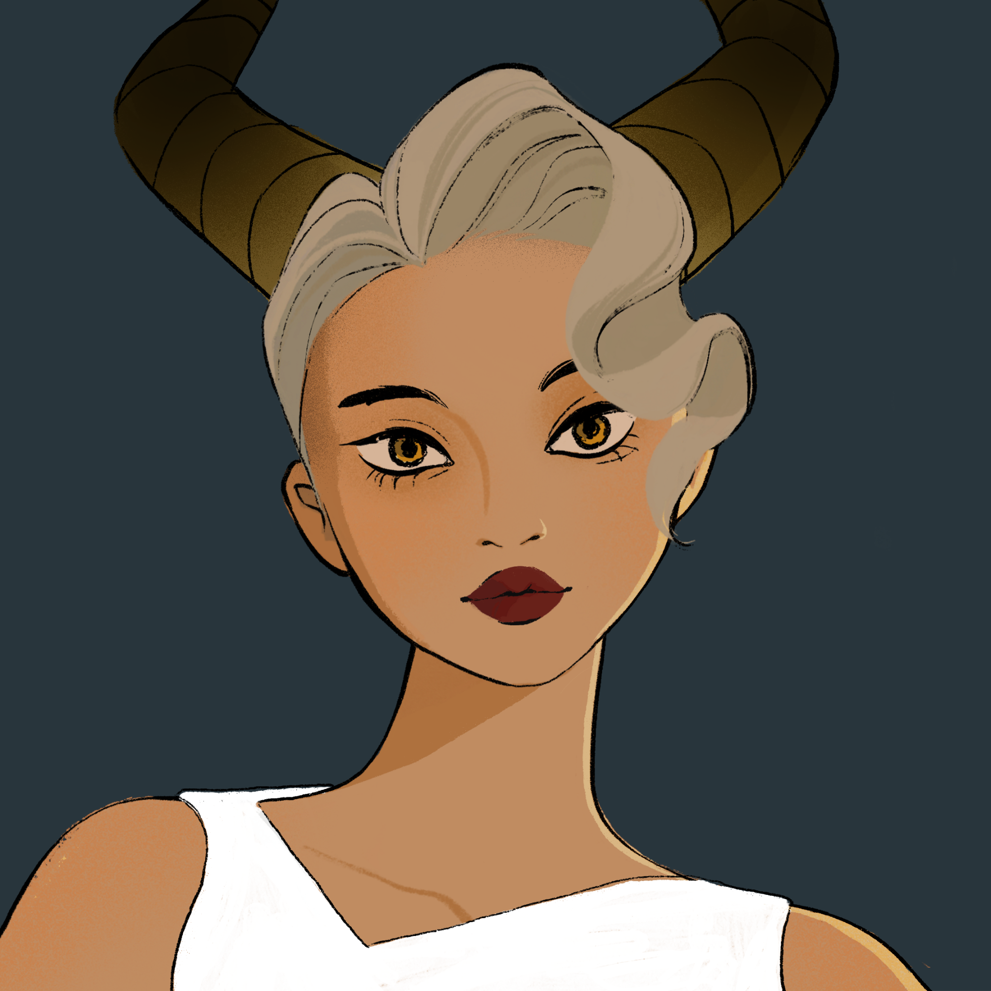 a portrait of Zingana the mysterious