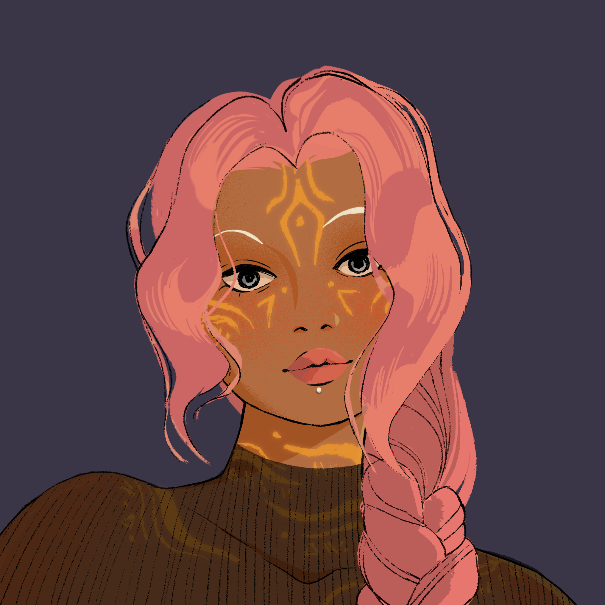 a portrait of Professor lyra