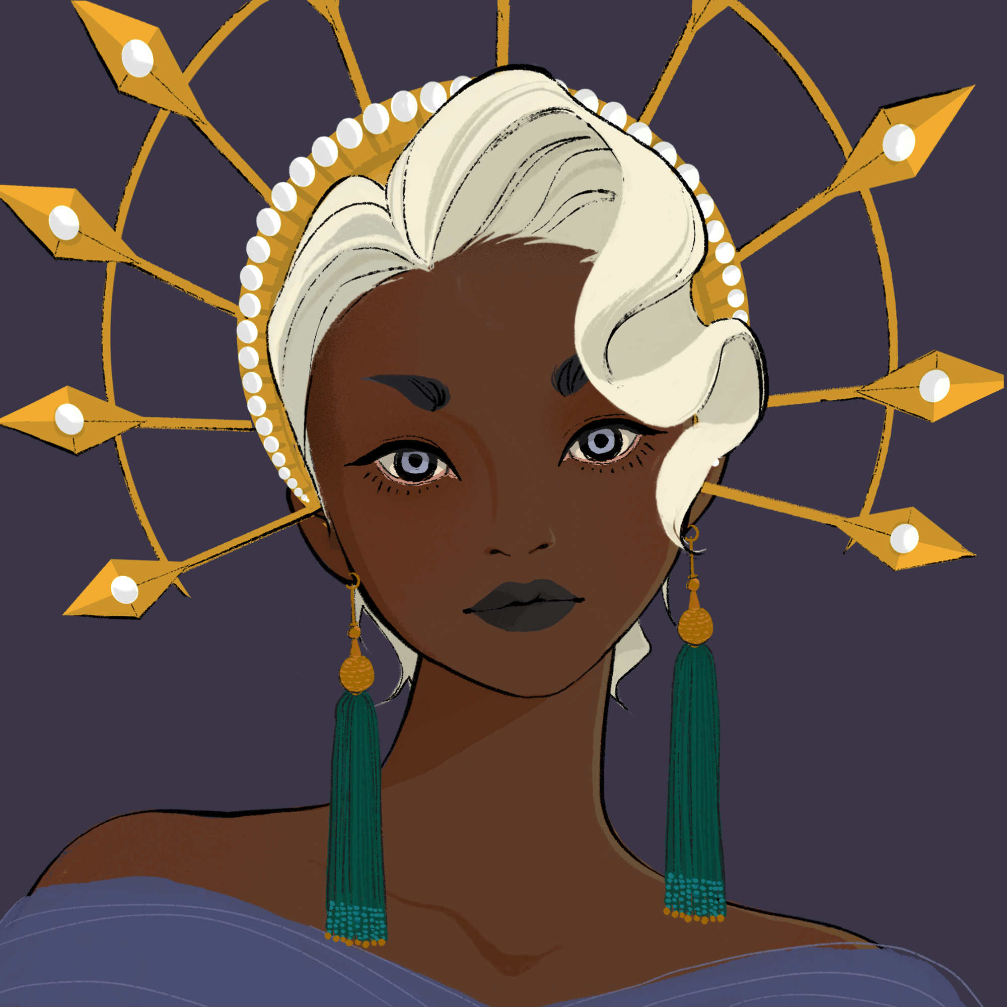 a portrait of Chiffon the lovely