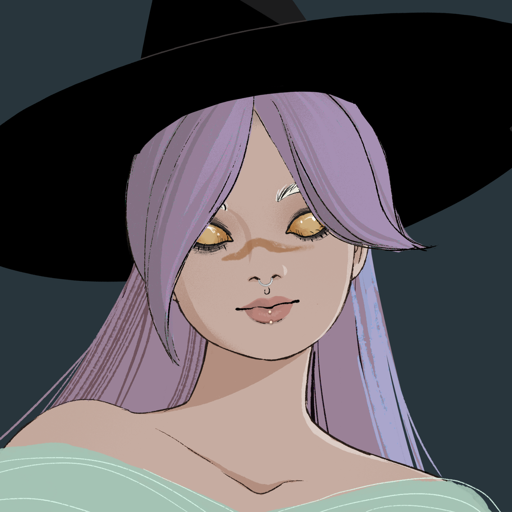 a portrait of Veronica the effervescent