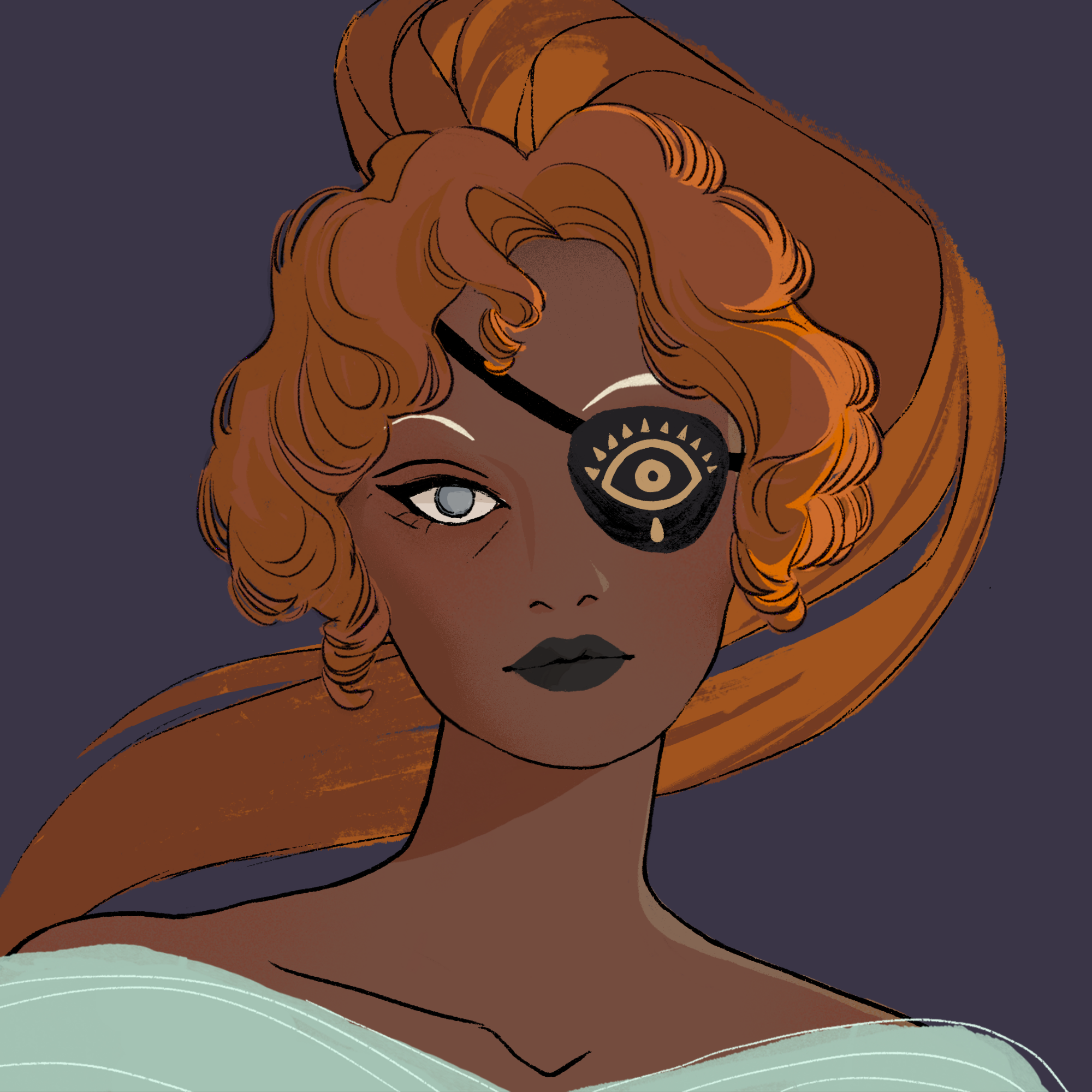 a portrait of Poppy the unstrung
