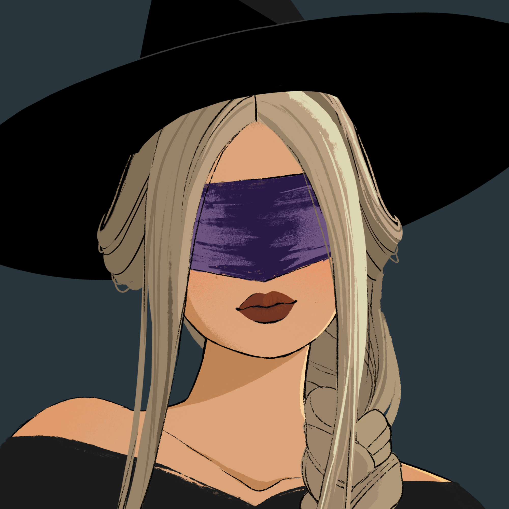 a portrait of Daisy, the fair sunset