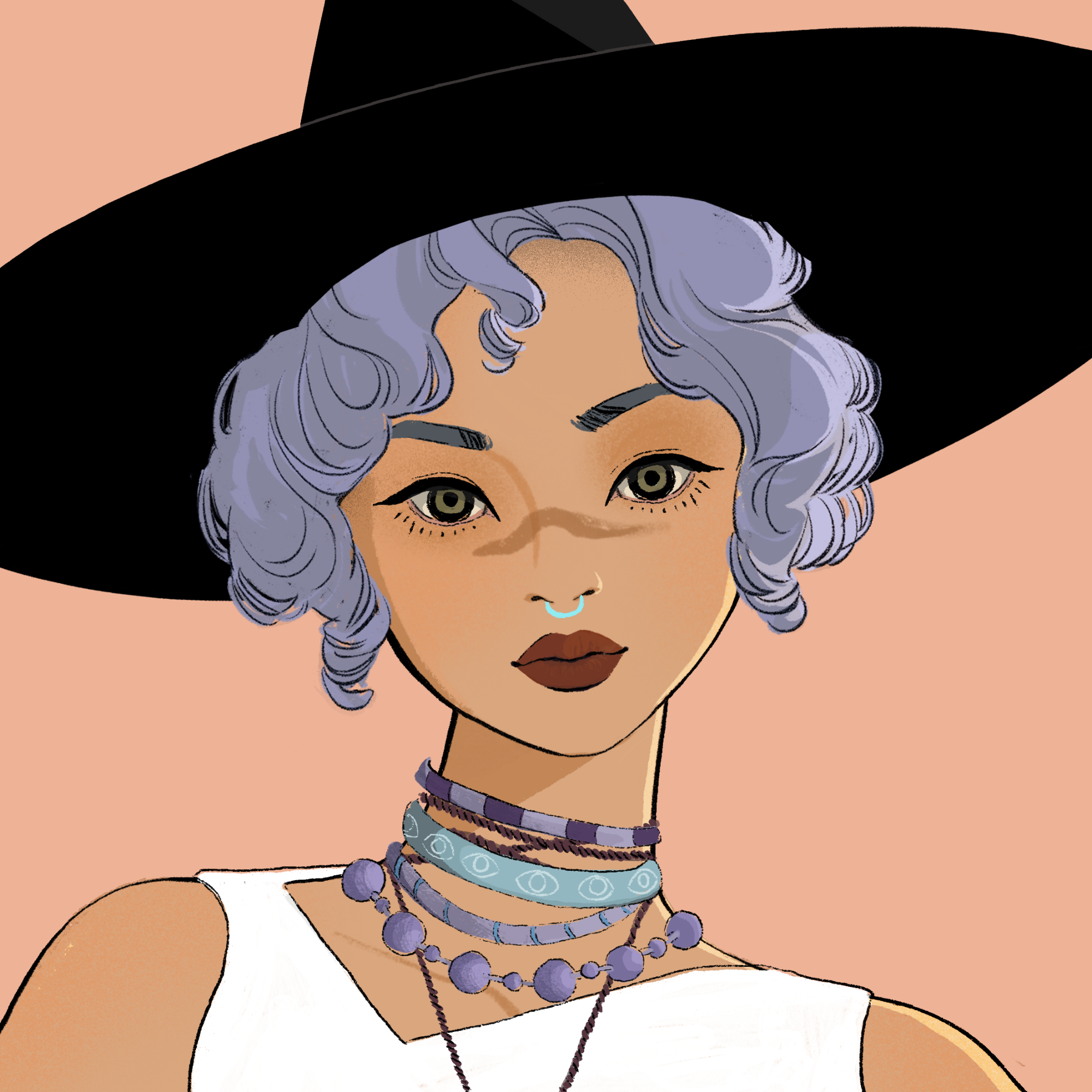 a portrait of Darling blackcurrant