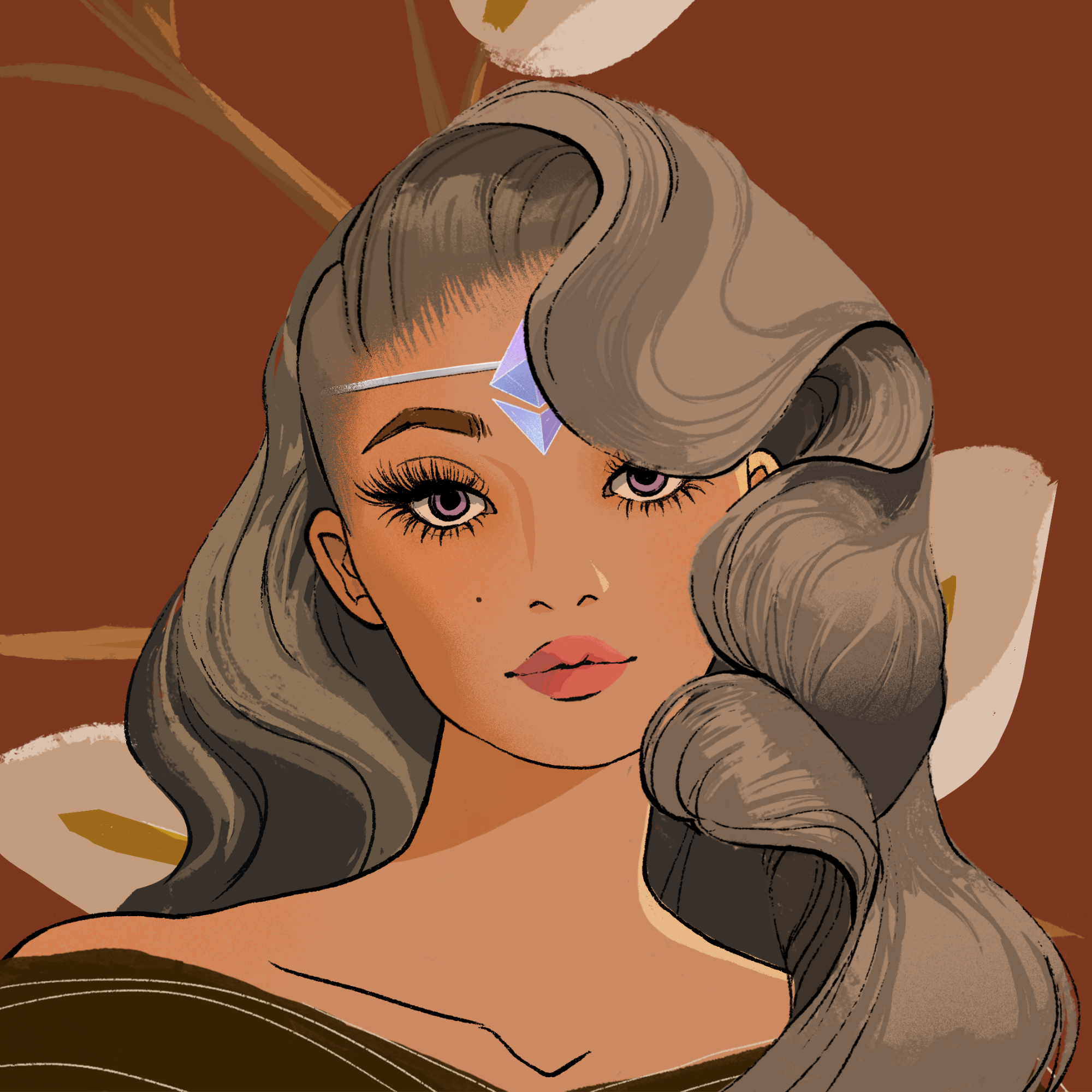 a portrait of Zircon, the intriguing flute