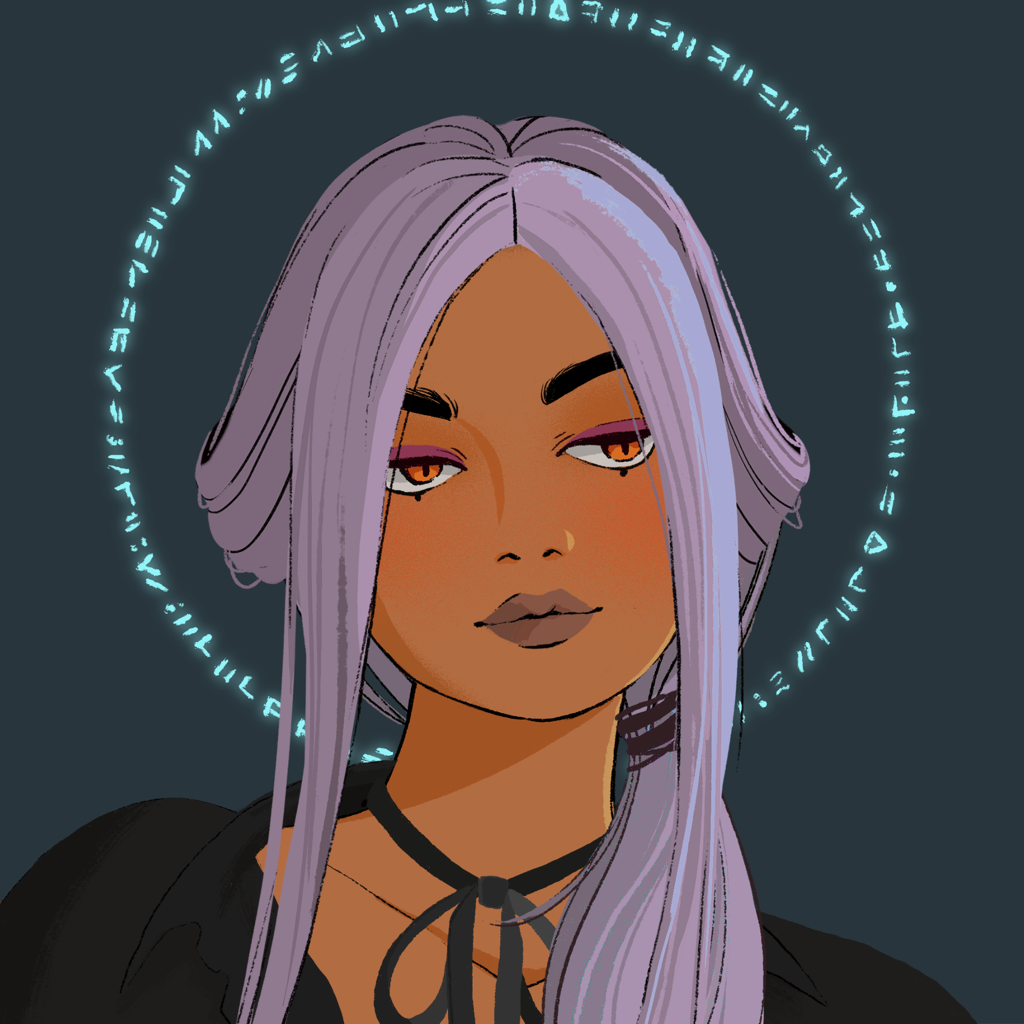 a portrait of Capella flask