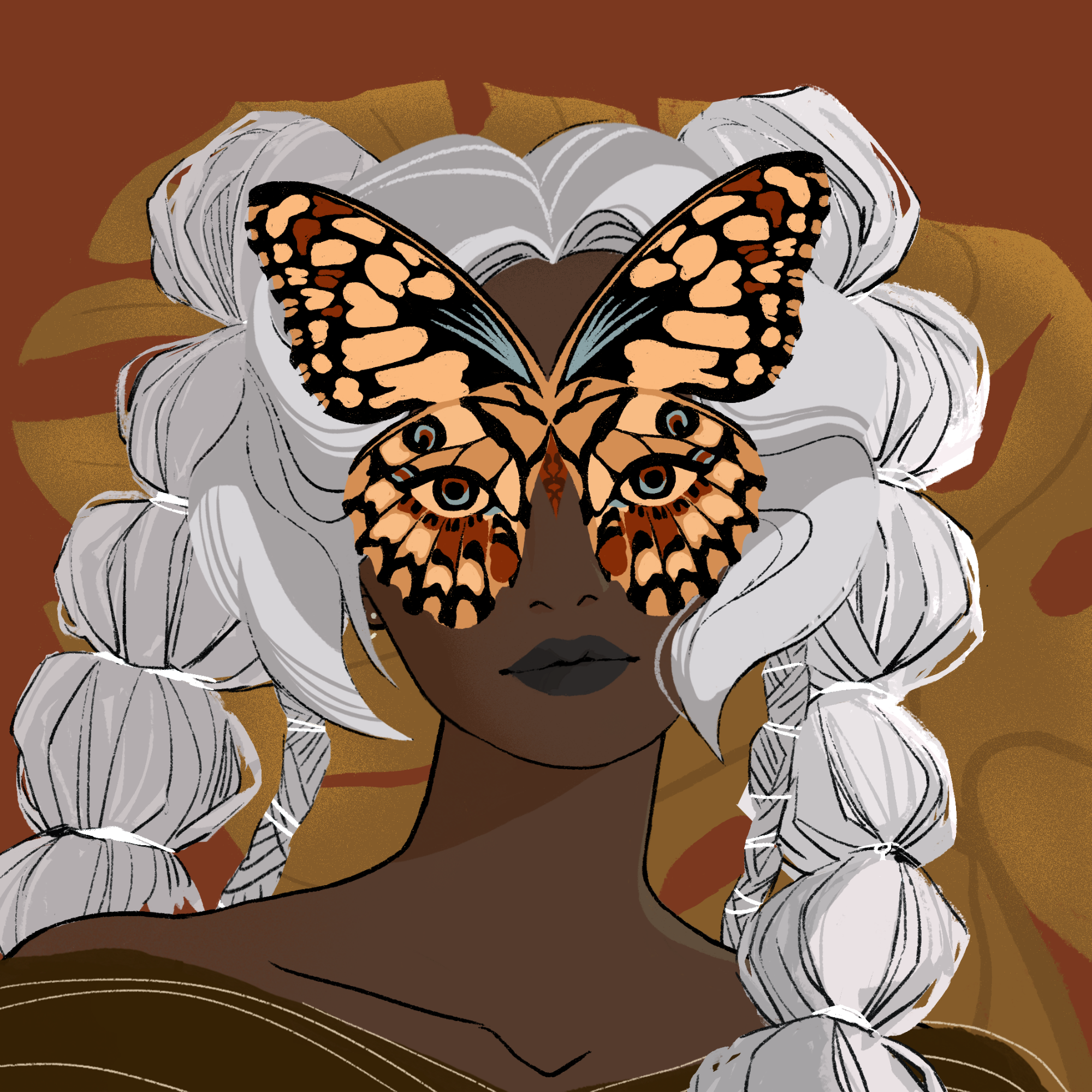 a portrait of Endive, the curious bottle