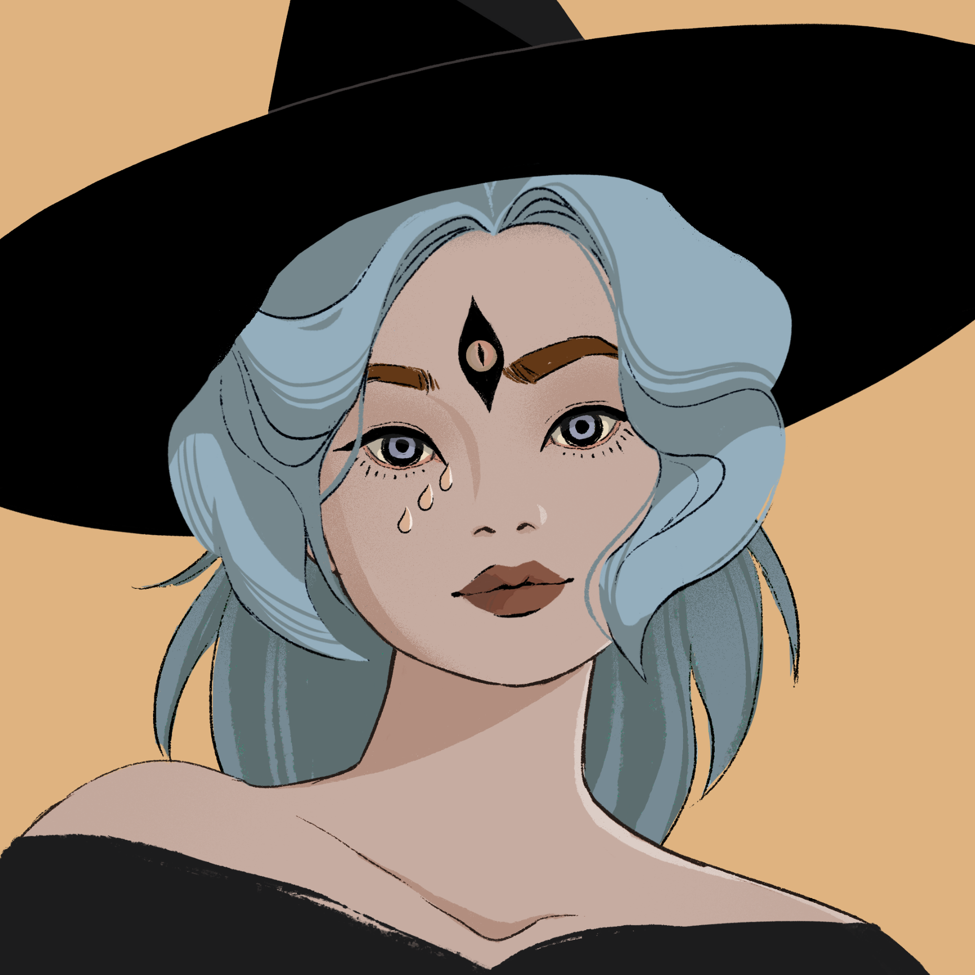 a portrait of Sinarka, the hot mayhem