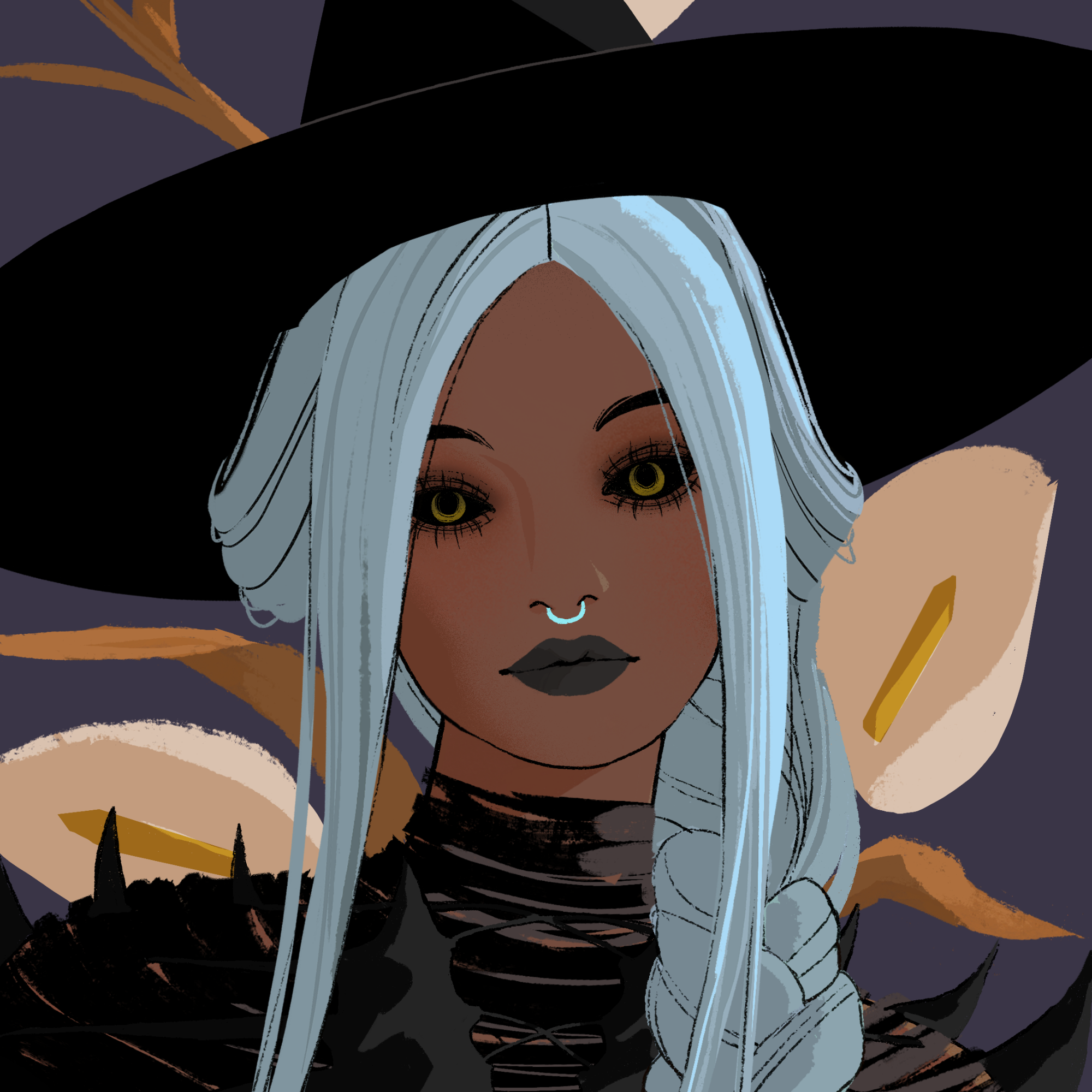 a portrait of Hailstorm the uncanny