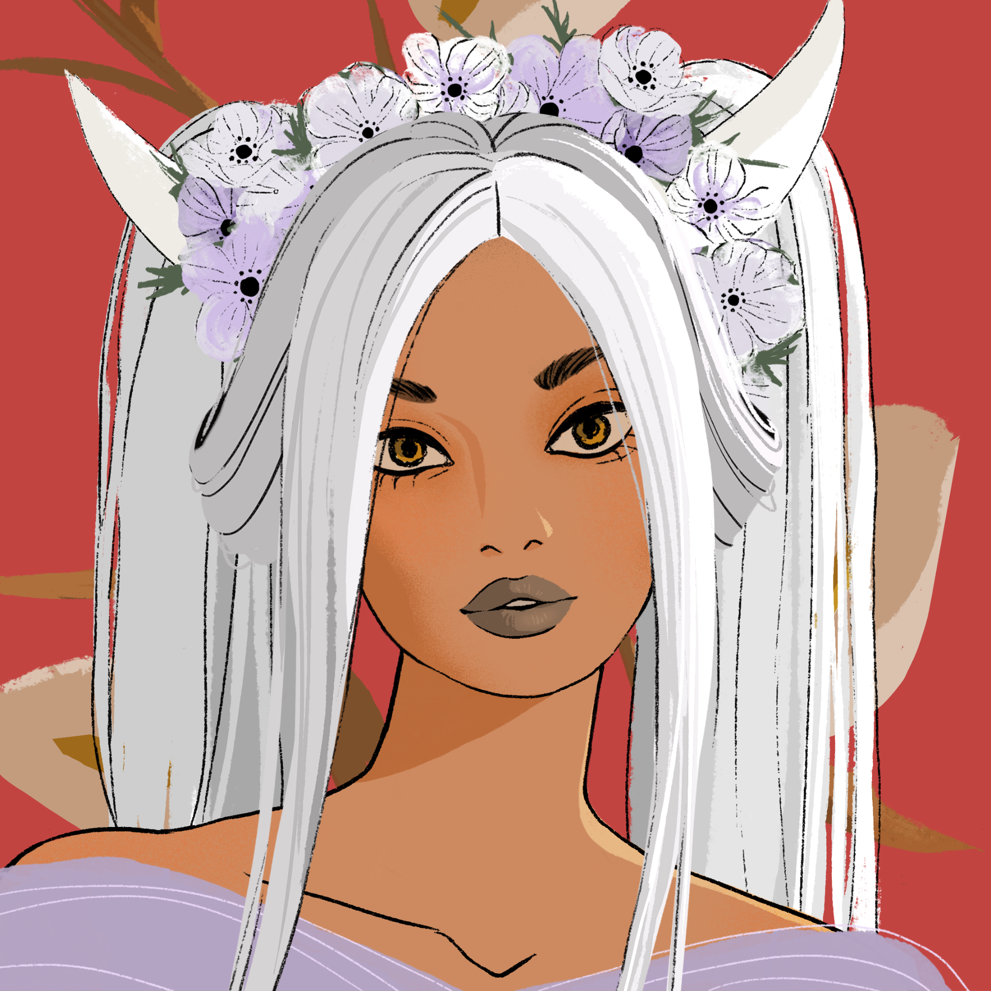 a portrait of Daikon of the vivarium