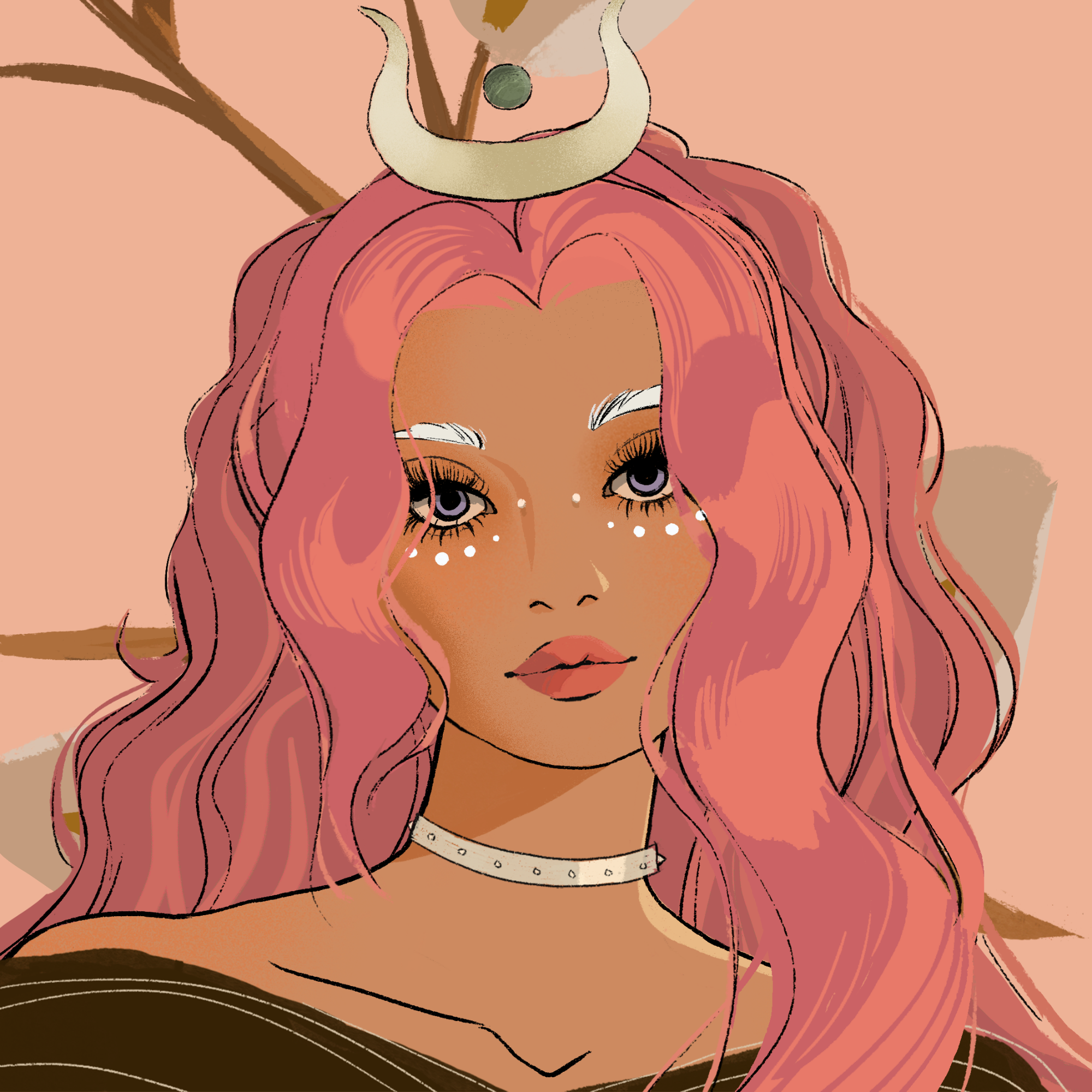 a portrait of Elegy, the light chandelier