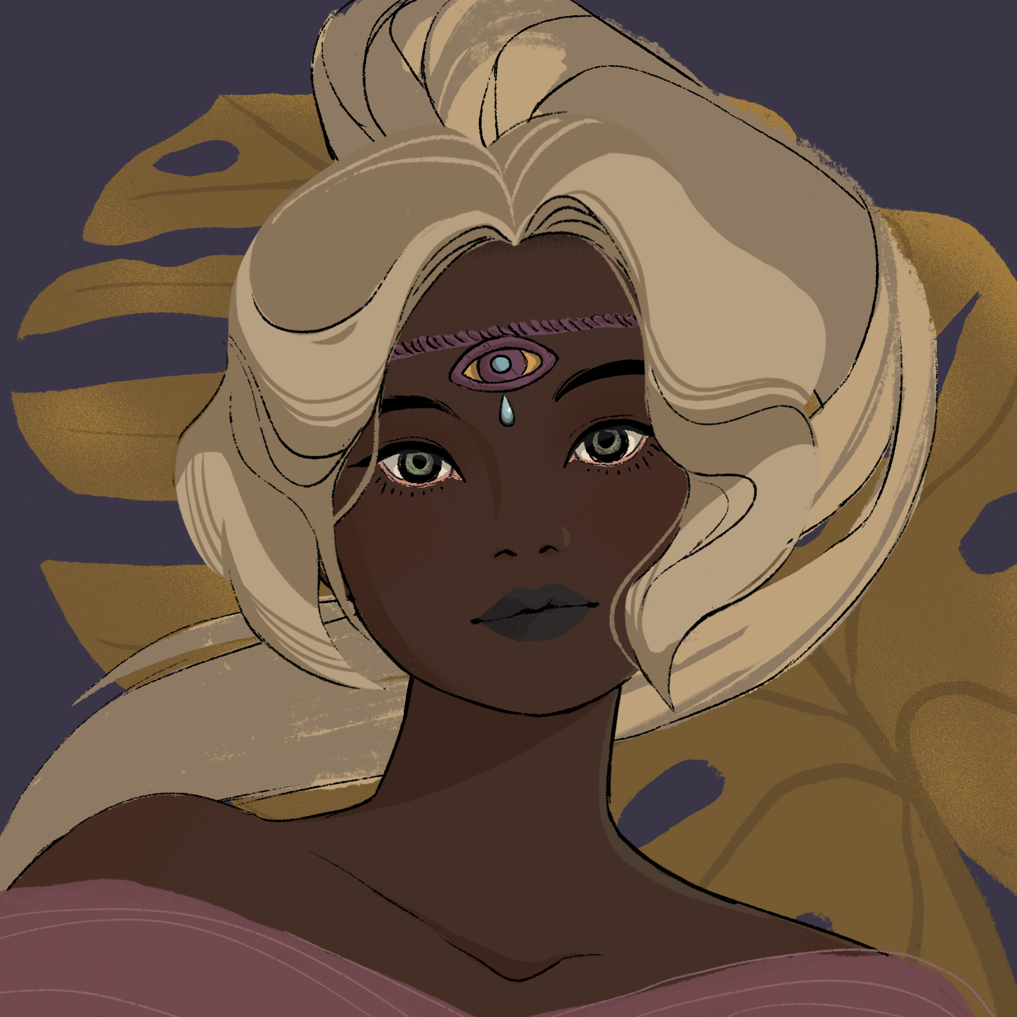 a portrait of Honeydew, the delicate veil