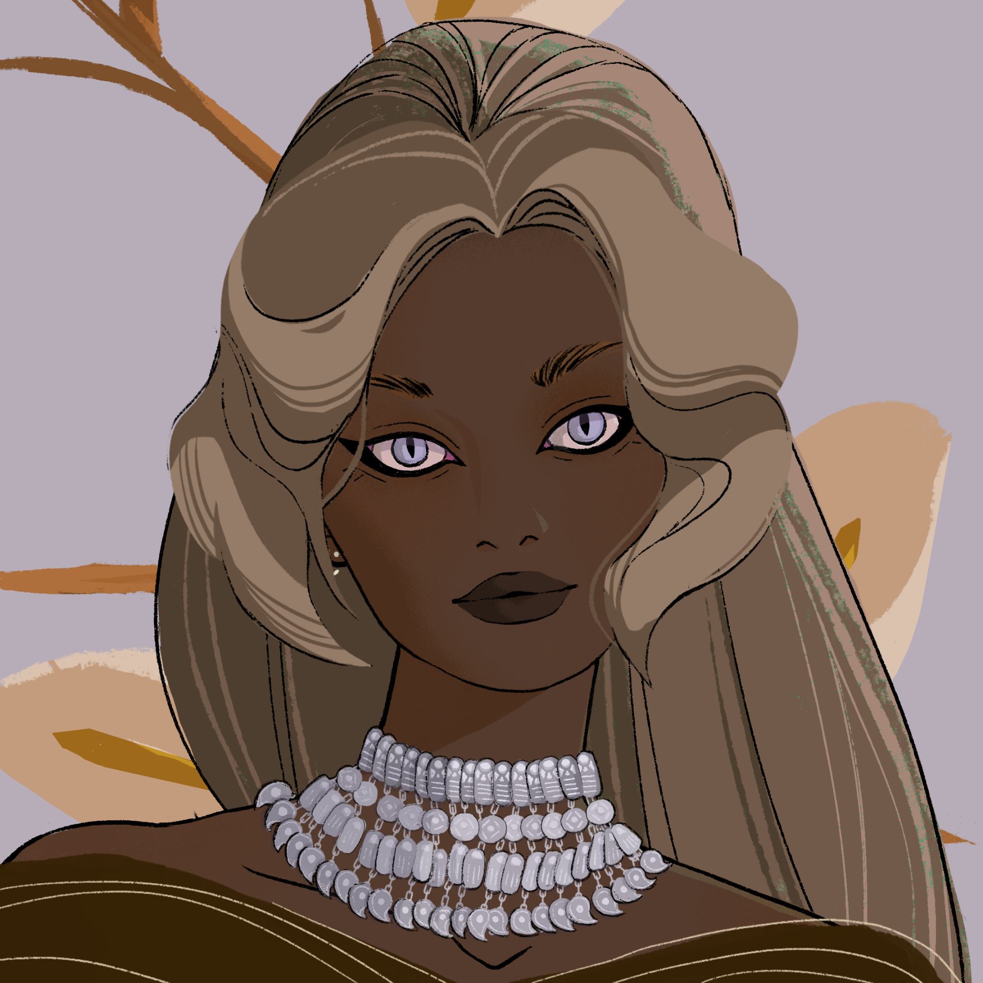 a portrait of Neroli, the radiant mirror