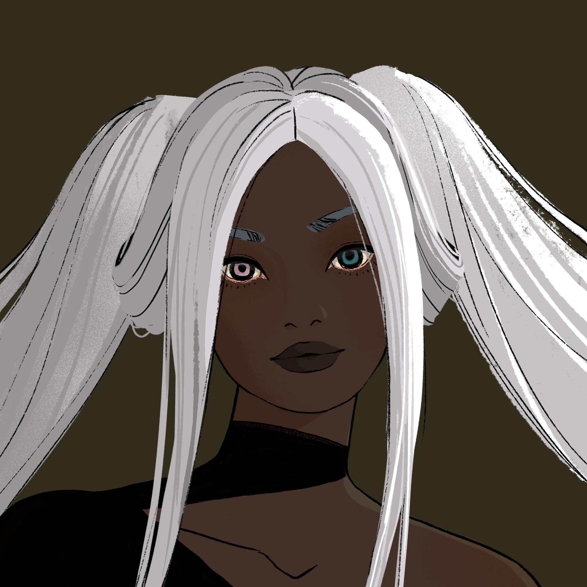 a portrait of Cathode, the binary abacus