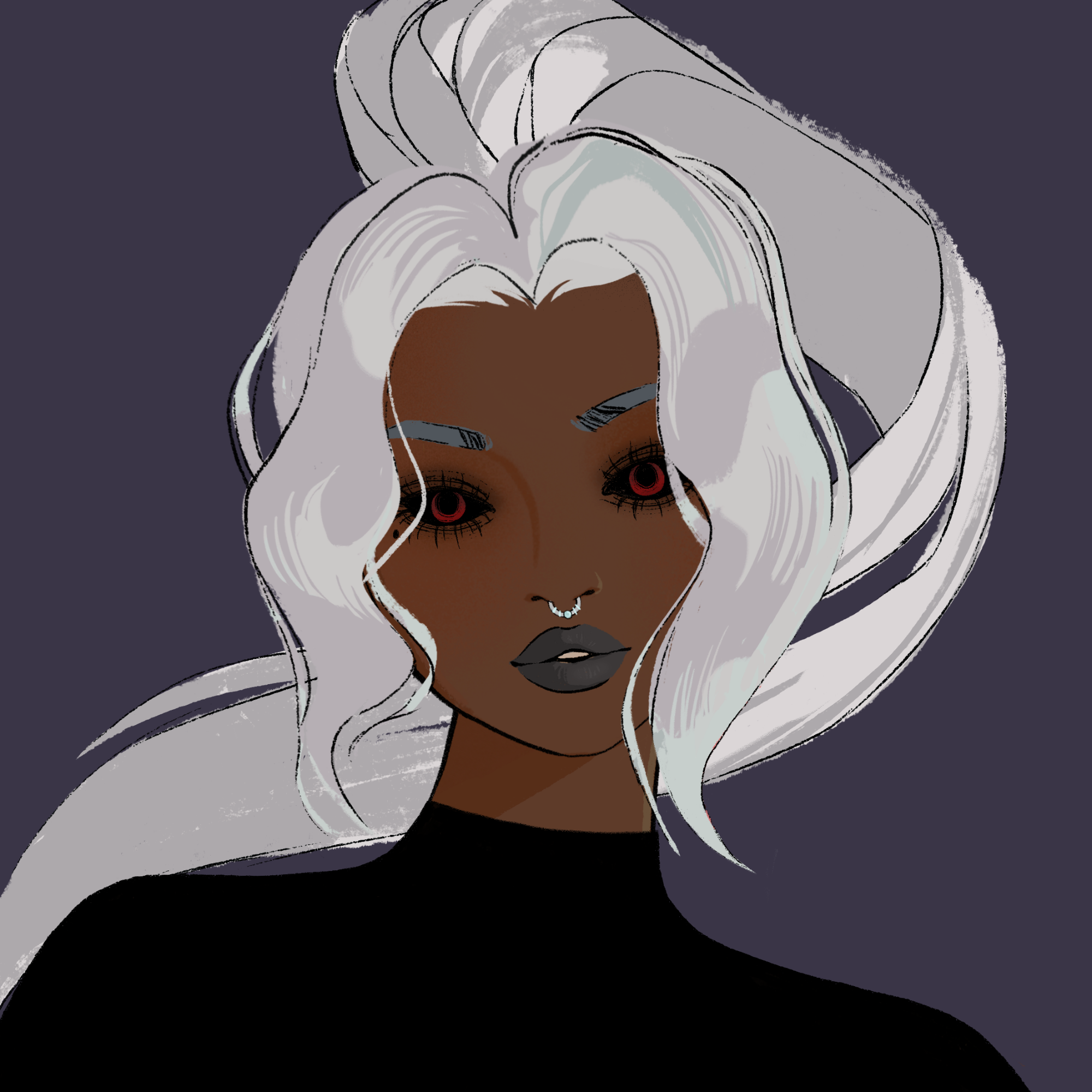a portrait of Helium the solemn