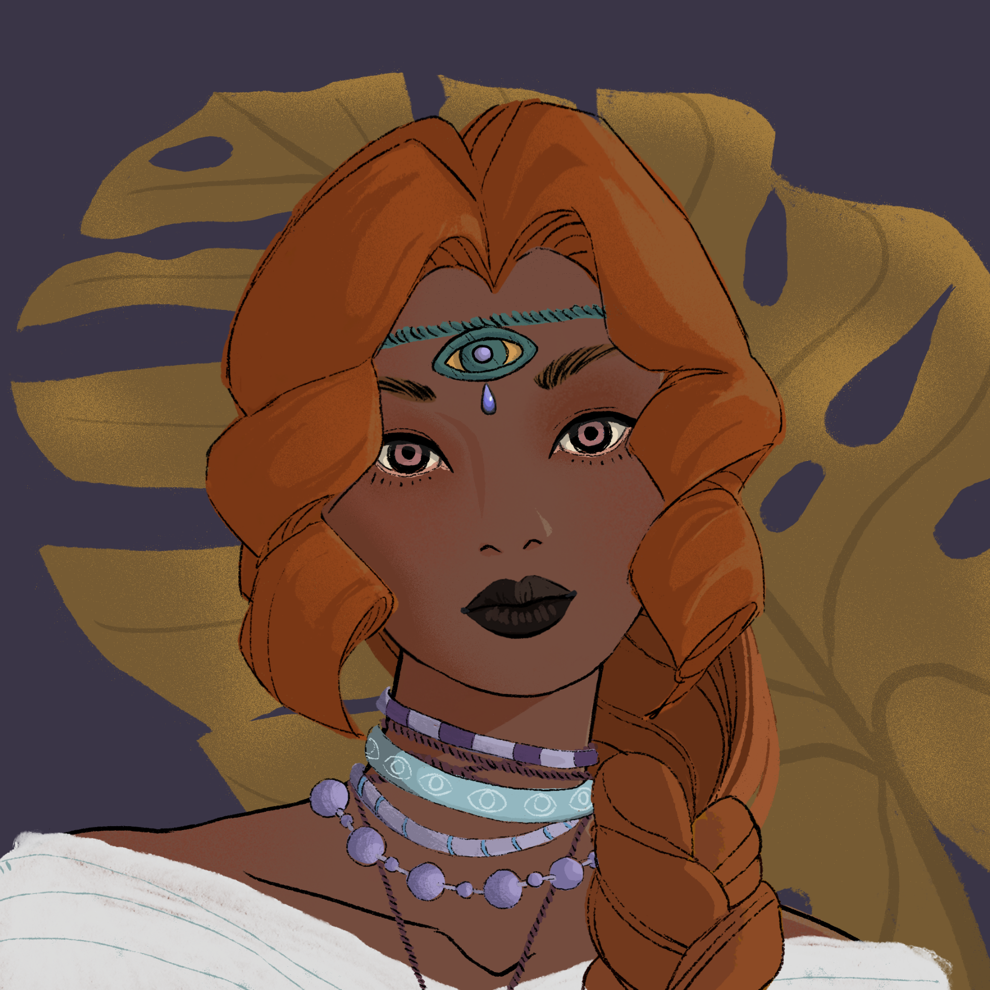 a portrait of Sugar-apple the effervescent