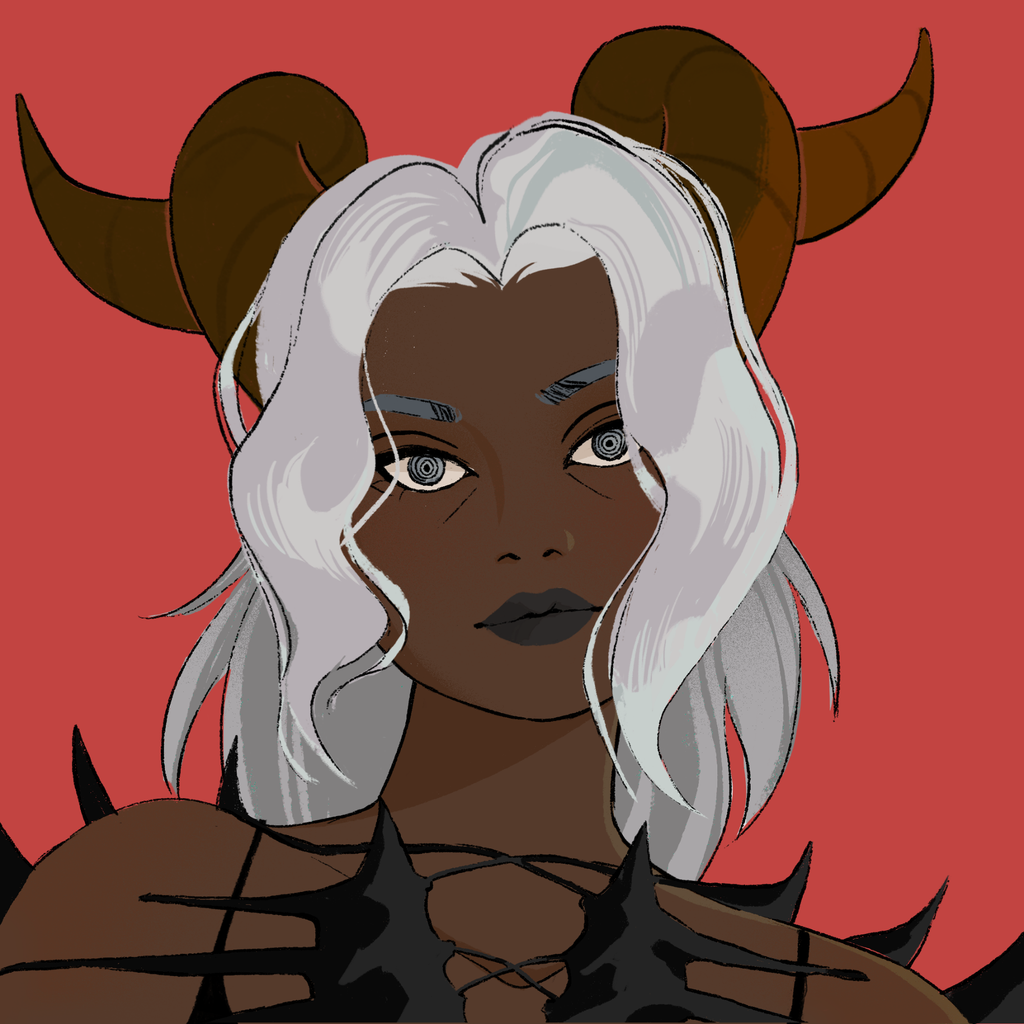 a portrait of Muria the shiny