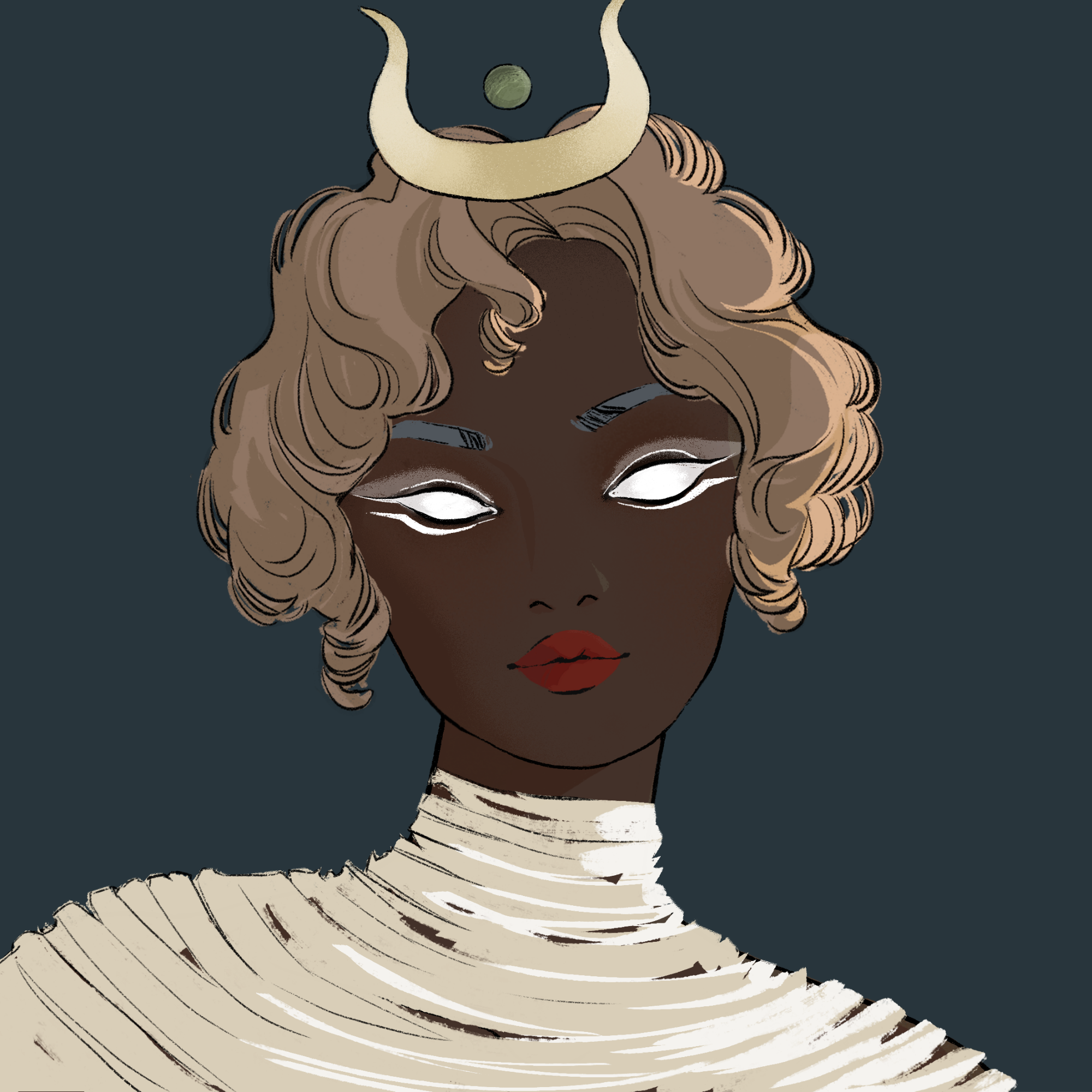 a portrait of Daisy, the clear eclipse