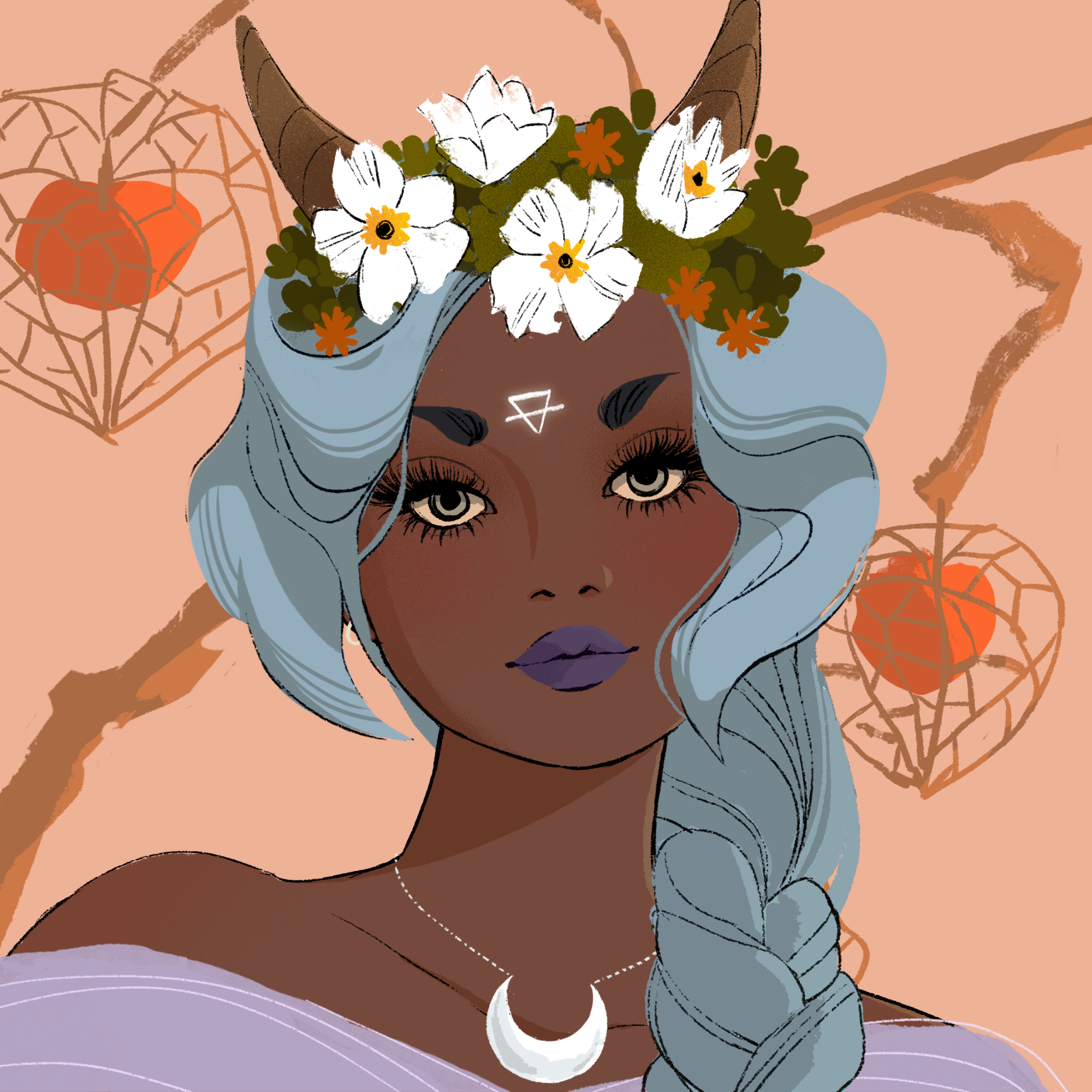 a portrait of Granny borlotti