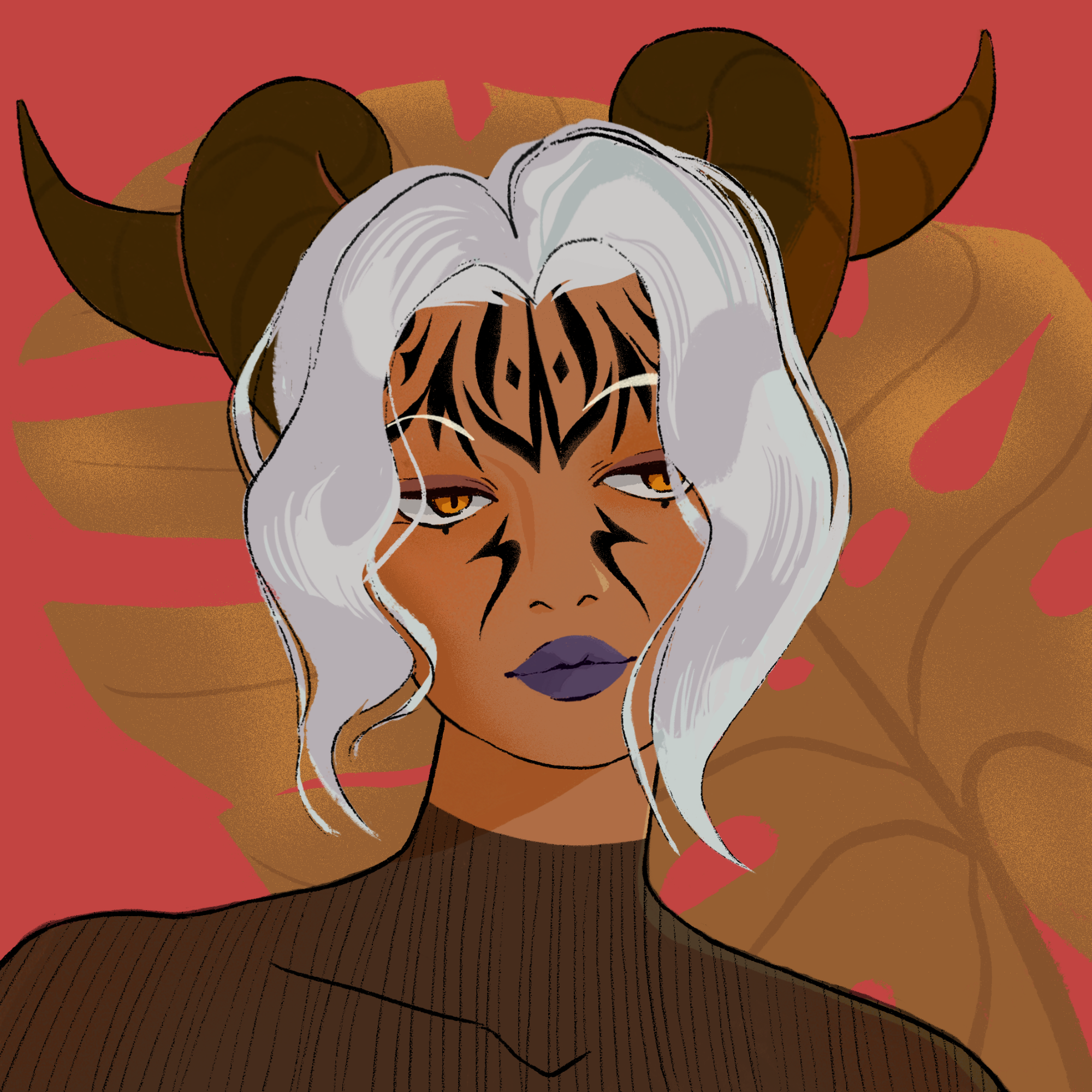 a portrait of Kadovar of the demon market