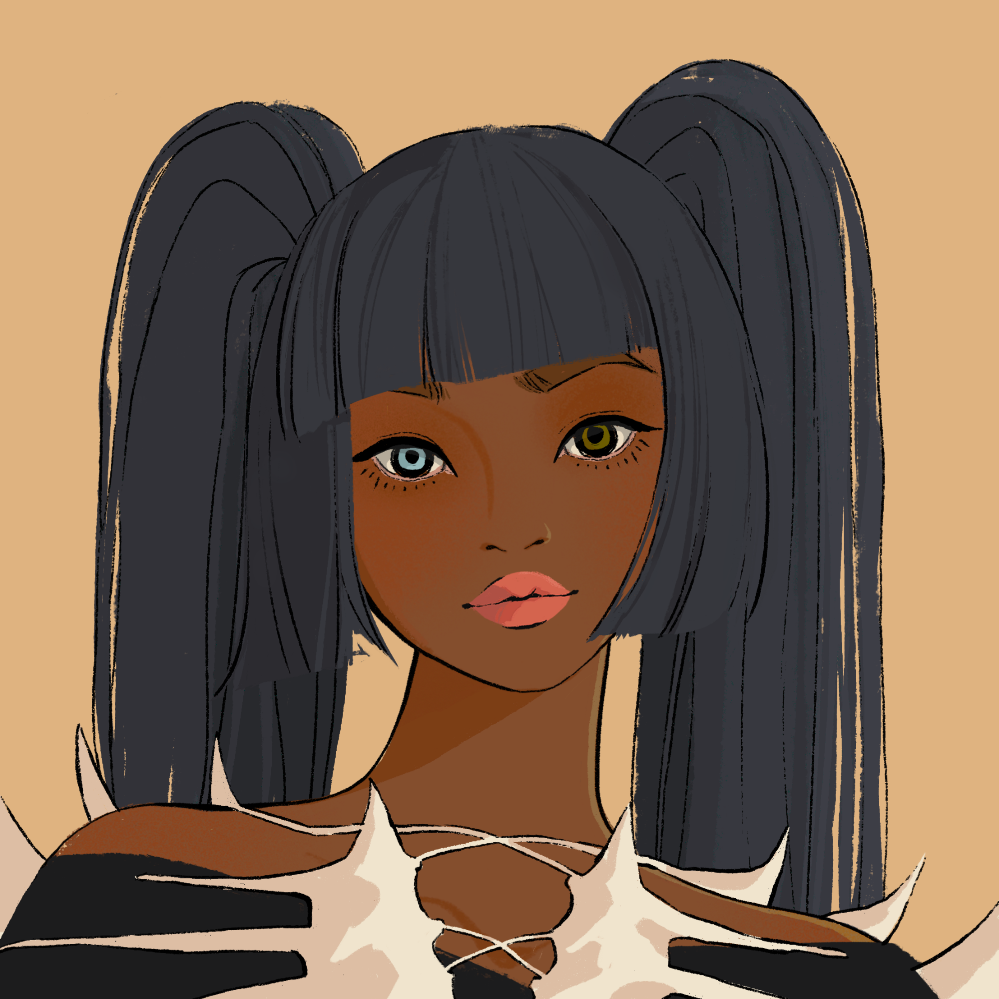 a portrait of Pacaya the odd