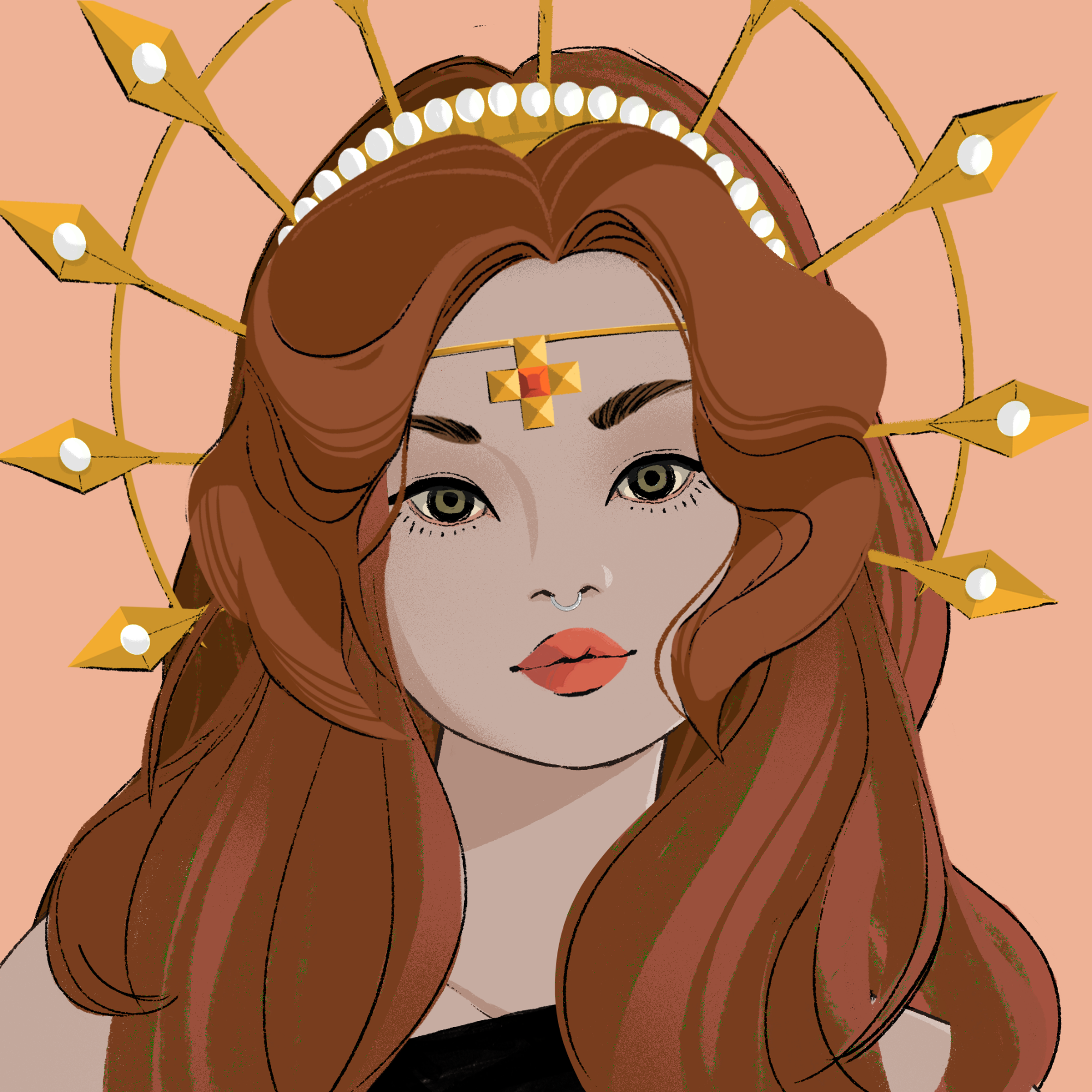 a portrait of Aria the tantalizing