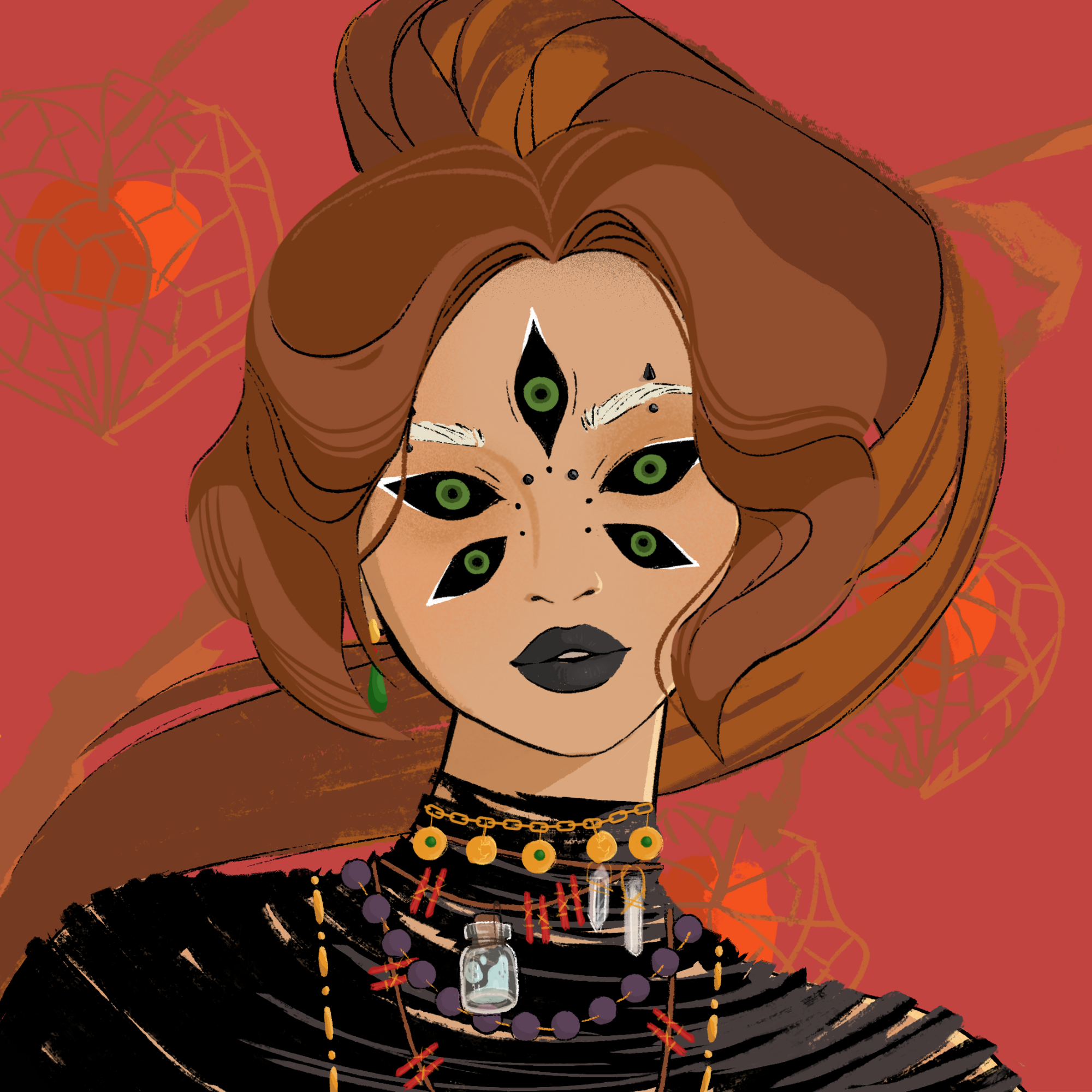 a portrait of Daisetsu, the splintered smoke