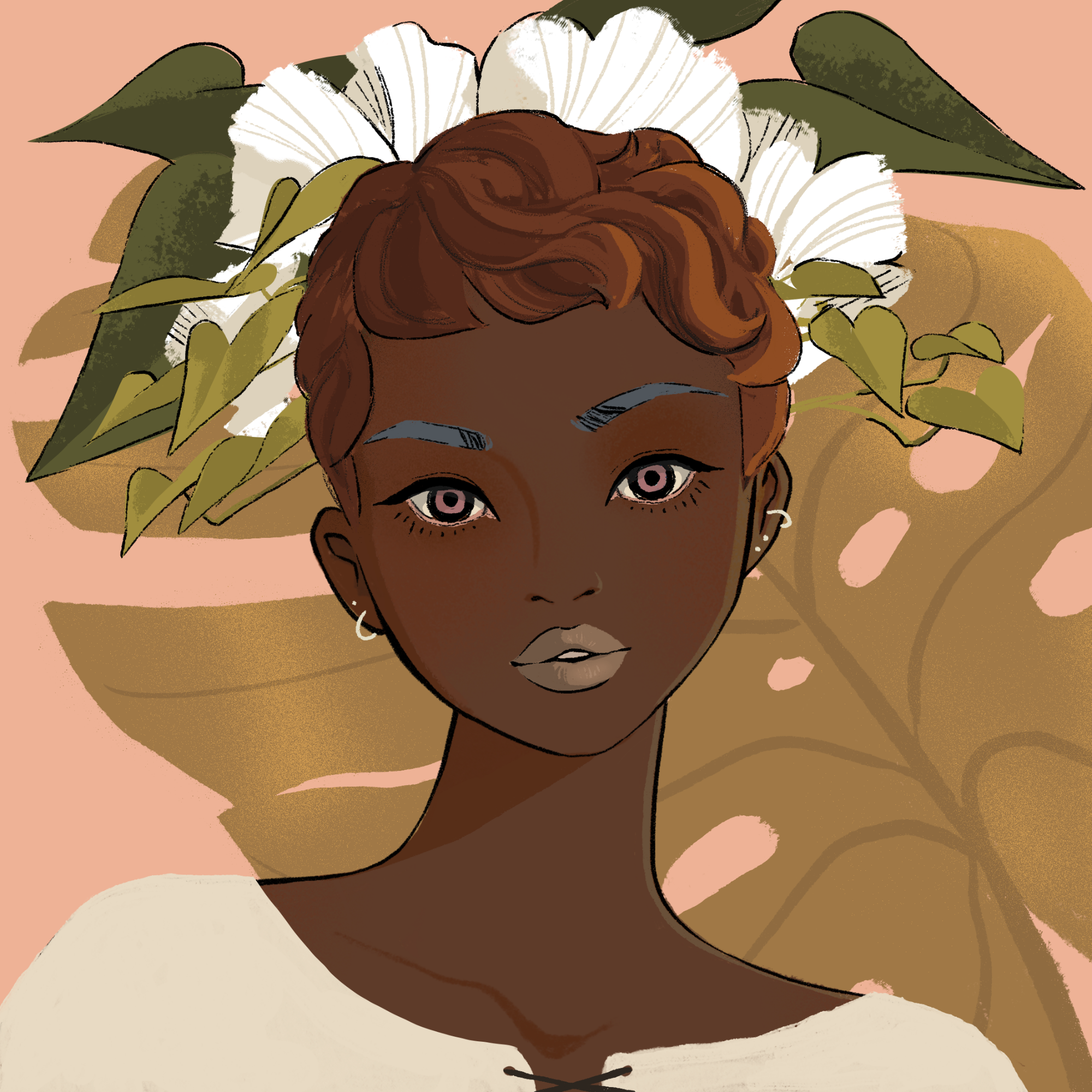 a portrait of Spearmint, the tangled pastry